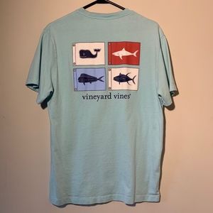 Vineyard Vines Flag and Fish T-Shirt